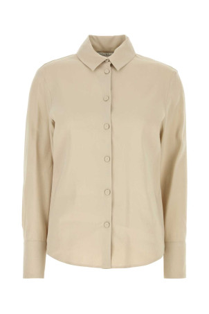 Sand linen blend Badesse shirt MAX MARA (2611111029600)