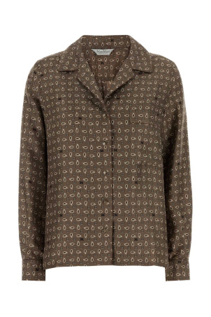 Printed silk Disco shirt Black MAX MARA (2611111131600)