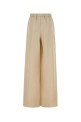 Sand linen blend wide-leg Moro pant Green MAX MARA (2611131122600)