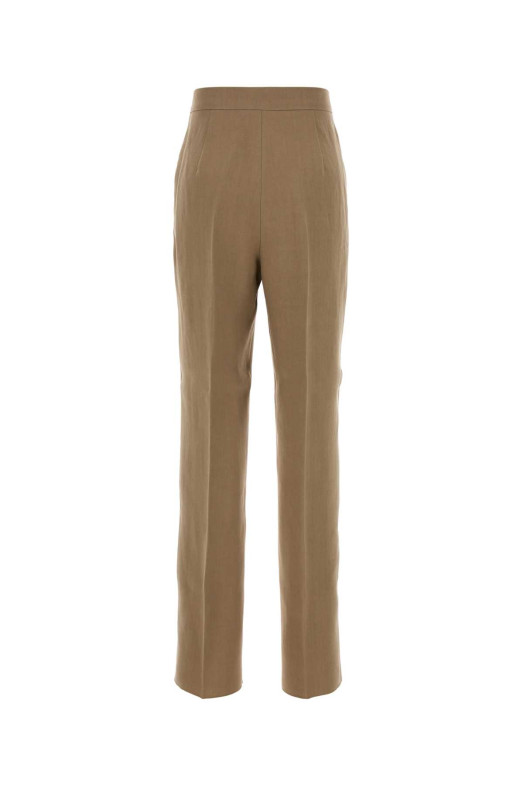 Beige hemp Abate pant MAX MARA (2611131152600)