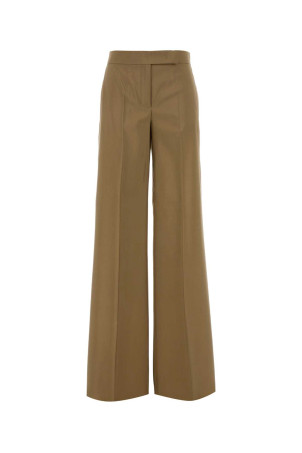 Camel wool blend wide-leg Bronte pant Blue MAX MARA (2611131173600)