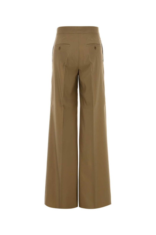 Camel wool blend wide-leg Bronte pant Blue MAX MARA (2611131173600)