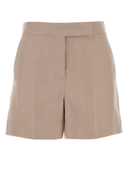 Antiqued silk Aerosi shorts Blue MAX MARA (2611141133600)