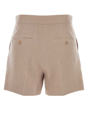 Antiqued silk Aerosi shorts Blue MAX MARA (2611141133600)