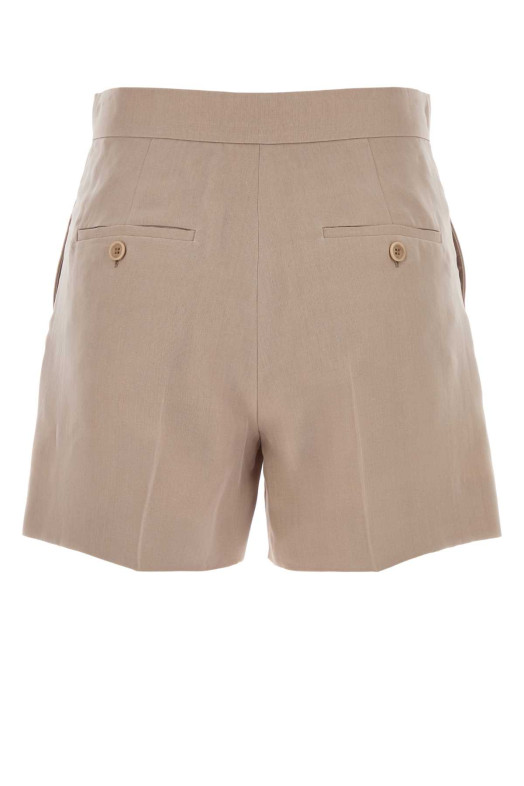 Antiqued silk Aerosi shorts Blue MAX MARA (2611141133600)