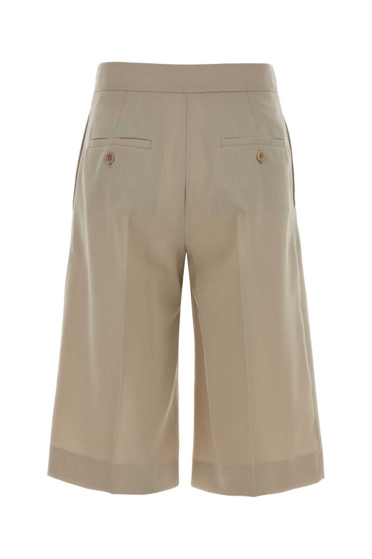 Sand wool blend Mile bermuda shorts Black MAX MARA (2611141323600)