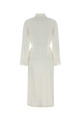 White stretch linen blend Nordica shirt dress MAX MARA (2611221029600)