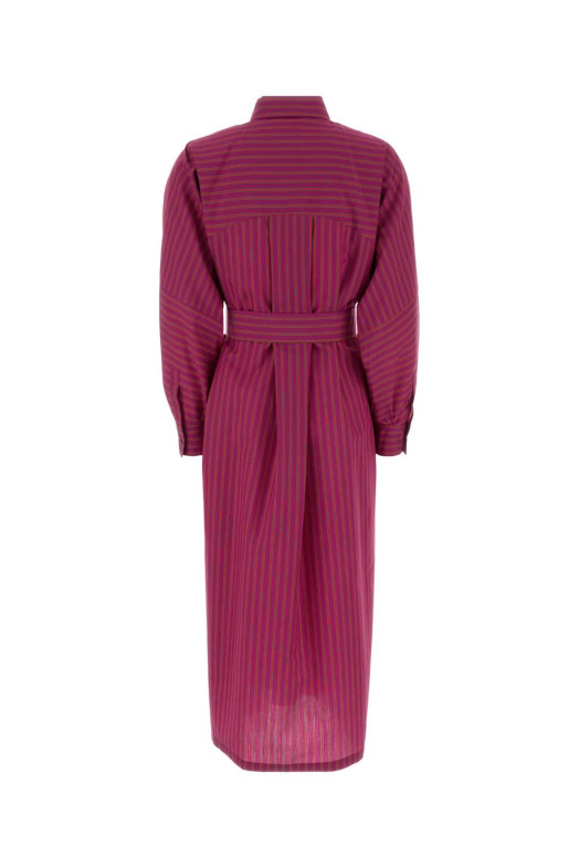 Embroidered poplin Lord shirt dress Black MAX MARA (2611221112600)