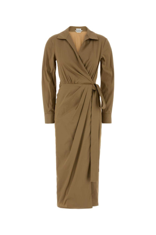 Biscuit stretch poplin Beta dress Blue MAX MARA (2611221202600)