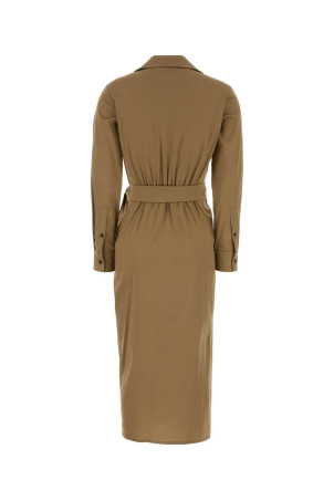 Biscuit stretch poplin Beta dress Blue MAX MARA (2611221202600)