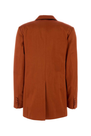 Copper satin Blanchet blazer DRIES VAN NOTEN (2611304273304)