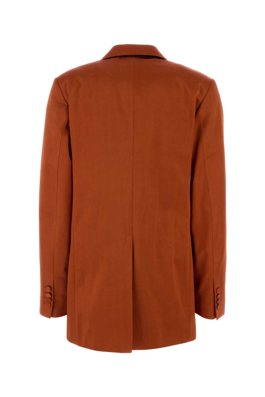 Copper satin Blanchet blazer DRIES VAN NOTEN (2611304273304)