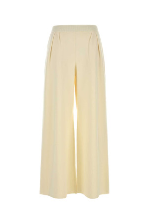 Ivoryy wool wide-leg Bora pant MAX MARA (2611331011600)