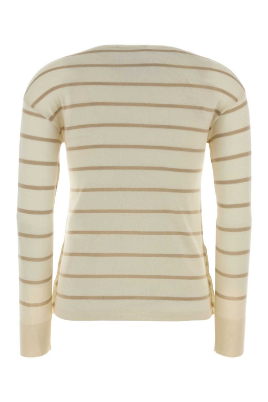 Embroidered cashmere blend Tabella sweater Blue MAX MARA (2611361038600)