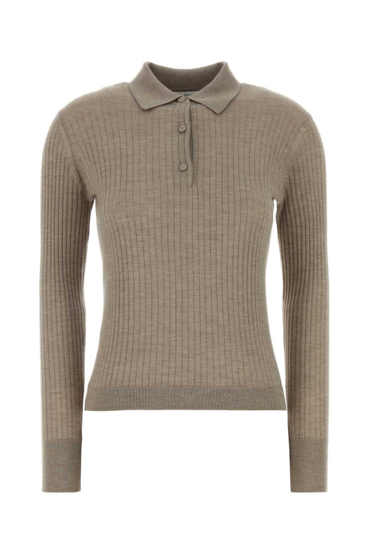 Поло «Gitano» из серой кашемировой смеси от MAX MARA (2611361058600)