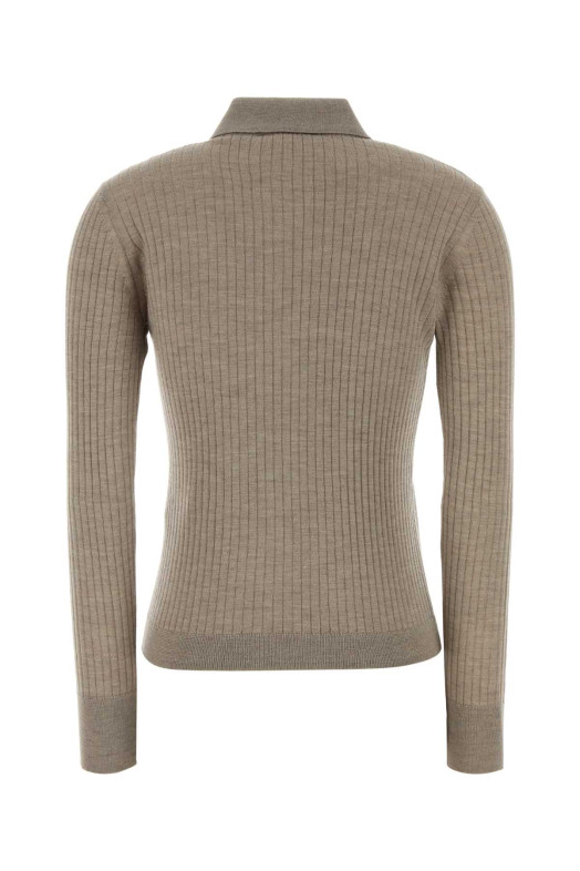Поло «Gitano» из серой кашемировой смеси от MAX MARA (2611361058600)