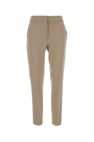 Beige stretch viscose blend Pegno pant White MAX MARA (2611781011600)