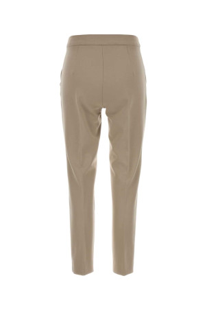 Beige stretch viscose blend Pegno pant White MAX MARA (2611781011600)