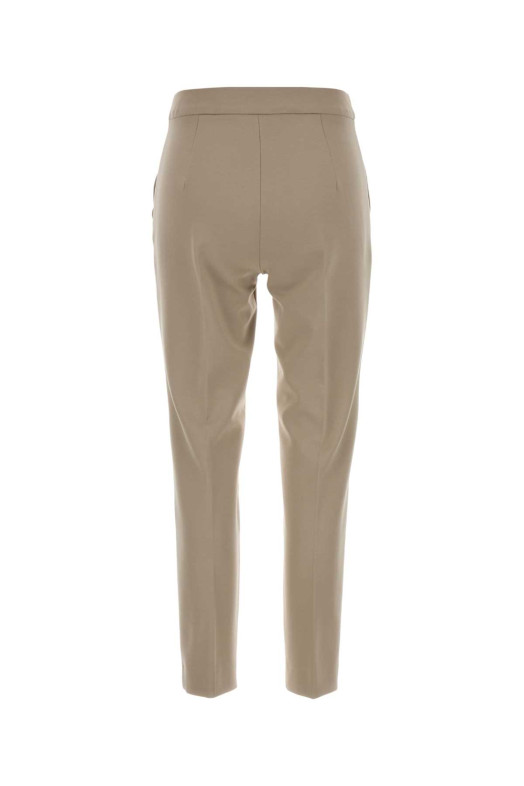 Beige stretch viscose blend Pegno pant White MAX MARA (2611781011600)