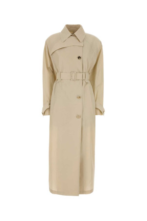 Sand cupro blend Zavorra trench coat SPORTMAX (2612021013600)