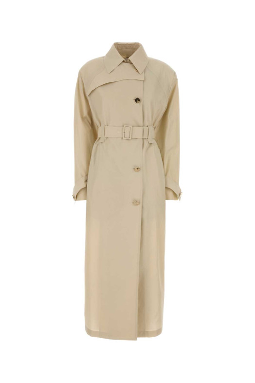 Sand cupro blend Zavorra trench coat SPORTMAX (2612021013600)