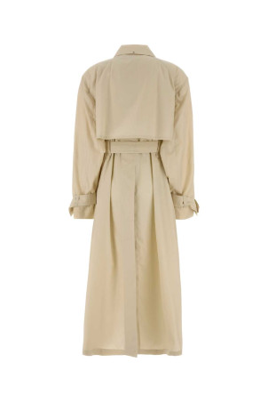 Sand cupro blend Zavorra trench coat SPORTMAX (2612021013600)