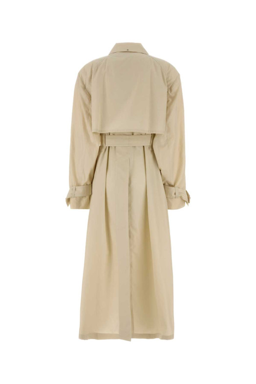 Sand cupro blend Zavorra trench coat SPORTMAX (2612021013600)
