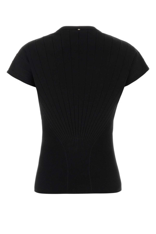 Black viscose blend Samba top SPORTMAX (2612361081600)