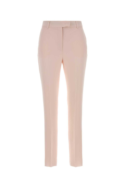 Брюки «Jerta» из крепа нежно-розового цвета от MAX MARA (2616131035600)