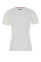White cotton Pugnale t-shirt MM STUDIO (2616971011600)
