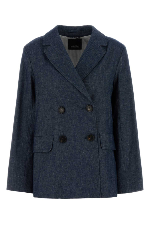 Stretch denim Nero blazer S MAXMARA (2619041083600)