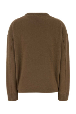 Brown wool blend Nebbie sweater Green S MAXMARA (2619361101600)