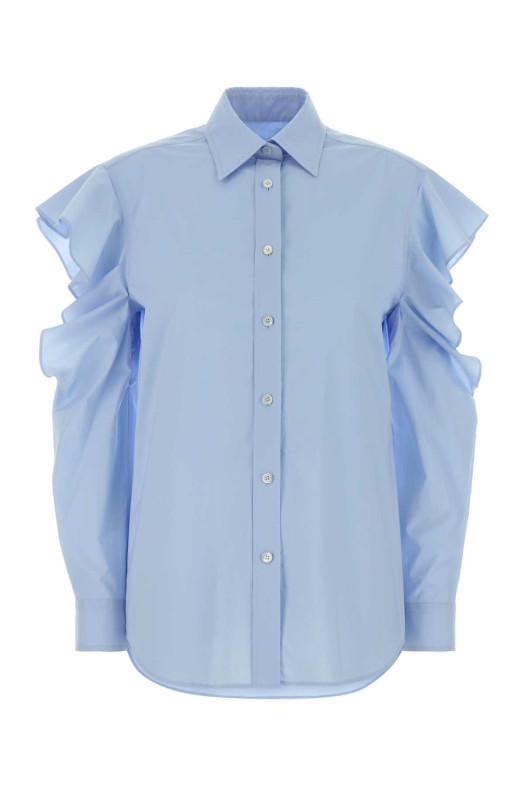 Light-blue poplin shirt MOSCHINO (261D02120431)