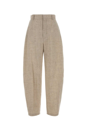 Melange sand jersey wide-leg pant MOSCHINO (261D03250420)
