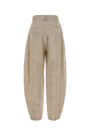 Melange sand jersey wide-leg pant MOSCHINO (261D03250420)