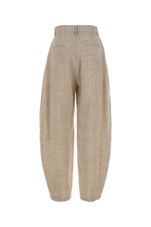 Melange sand jersey wide-leg pant MOSCHINO (261D03250420)