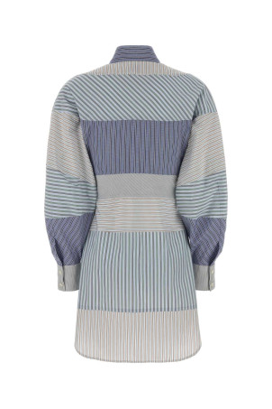 Embroidered poplin shirt dress MOSCHINO (261D04350432)