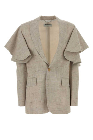 Melange sand jersey blazer MOSCHINO (261D05110420)