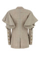Melange sand jersey blazer MOSCHINO (261D05110420)