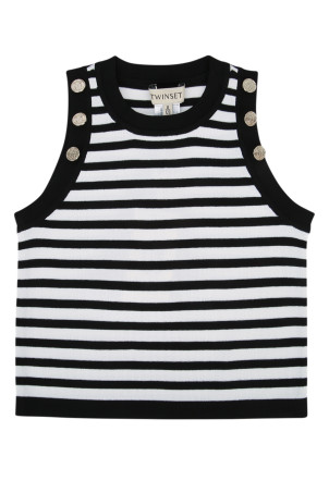 TOP A RIGHE TWIN-SET (261GJ3062)