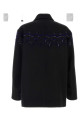 Черное пальто Randale из смешанной шерсти DRIES VAN NOTEN (2620202404216)