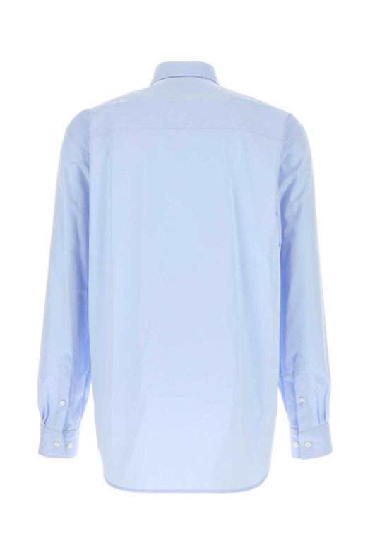 Light blue Cilian poplin shirt Powdery DRIES VAN NOTEN (2620207124314)