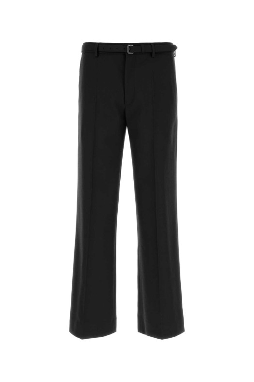 Чорні вовняні штани DRIES VAN NOTEN (2620209094265)