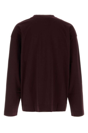 Grape cotton oversize Hegland t-shirt DRIES VAN NOTEN (2620211084603)