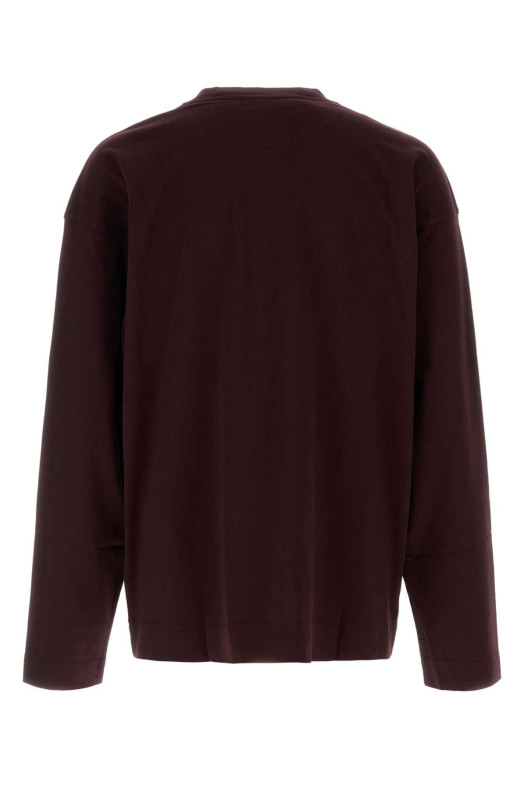 Футболка Hegland из хлопка цвета «Grape» в стиле оверсайз DRIES VAN NOTEN (2620211084603)