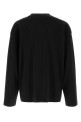 Черная хлопковая футболка Hegland оверсайз DRIES VAN NOTEN (2620211084603)