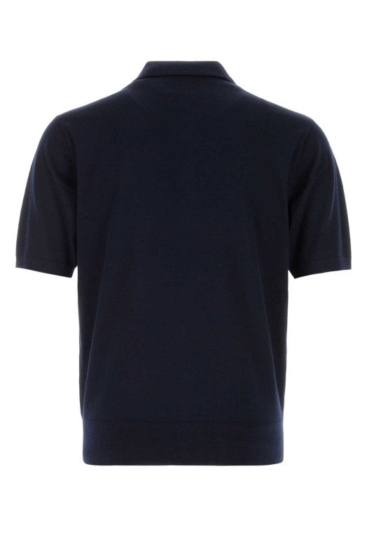Темно-синяя шерстяная рубашка Murice Solo Blue от DRIES VAN NOTEN (2620212004700)