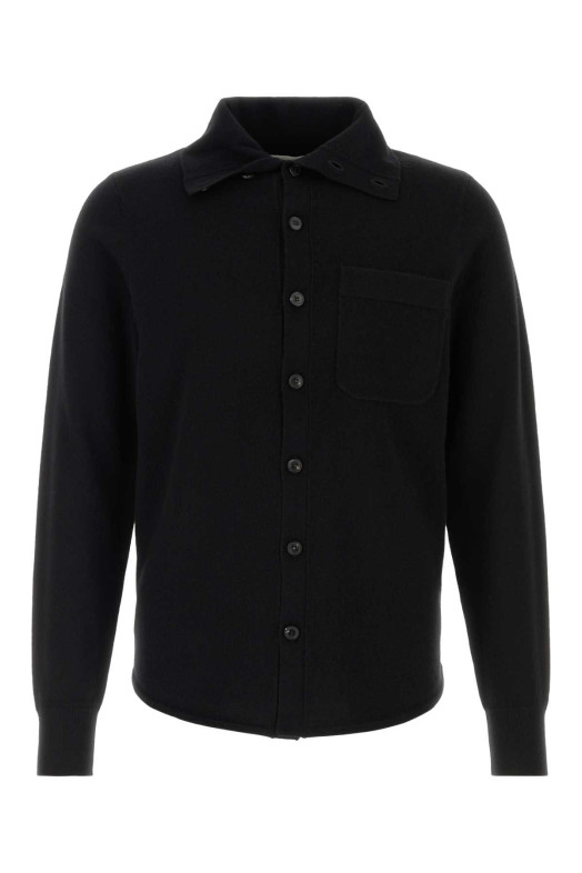 Black cashmere Monaco cardigan DRIES VAN NOTEN (2620212094705)