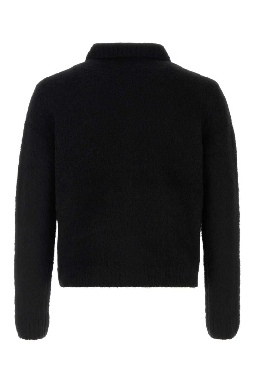 Кардиган «Моро» из смеси черной альпаки DRIES VAN NOTEN (2620212304709)