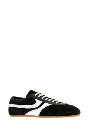 Two-tone leather and suede sneakers DRIES VAN NOTEN (2620217000133)